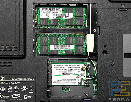 ������� ASUS G1P: ����� �� ������� ������ � ��������� Wi-Fi