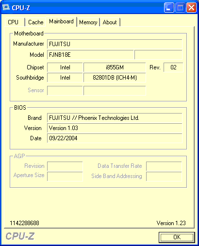 ������ Intel i855GM