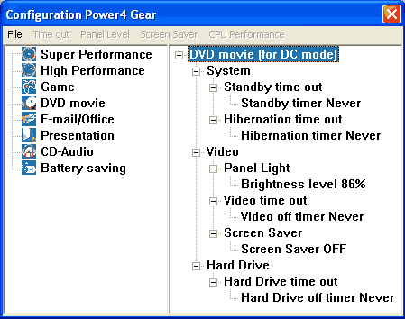 Power4gear ASUS W5G00A