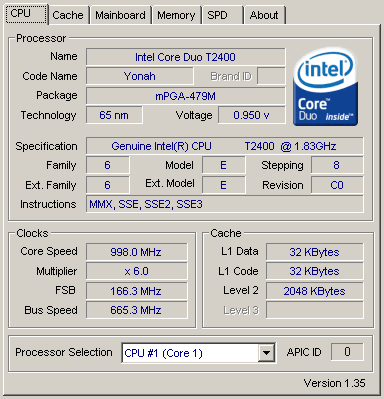 cpuz cpu