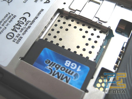 Nokia N800: ���������� ����� � SD/MMC-���� 3