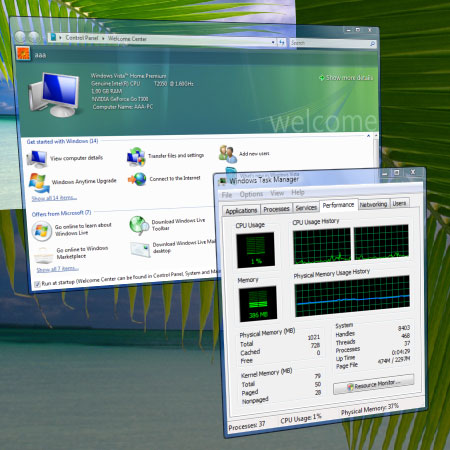 ������������� ���������� � Windows Vista