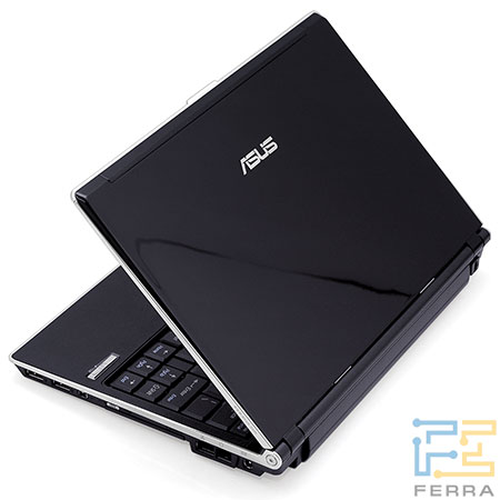 ASUS U1F: вид сзади