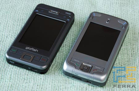 Glofiish X500 (слева) и M700 (справа)