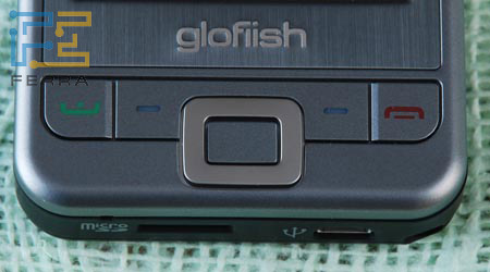 Glofiish X500 – нижние аппаратные кнопки