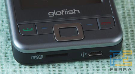 Glofiish X500 – нижний торец корпуса