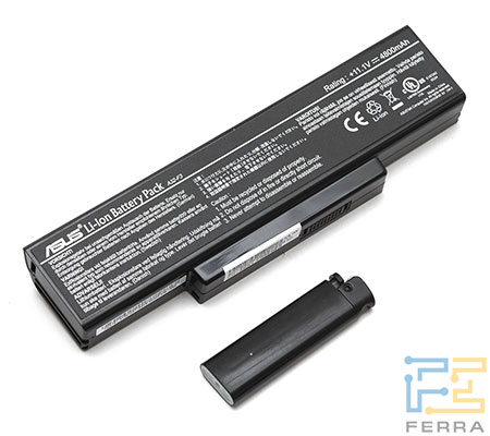 ASUS F3Ja: аккумуляторная батарея