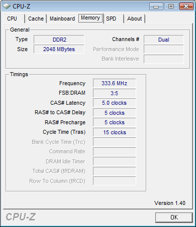 Acer Aspire 5920: характеристики оперативной памяти