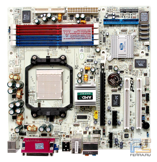 Sapphire Pure Element PI-AM2RS690MHD, вид сверху