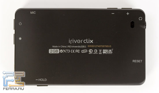 ����-����� iriver Clix: ������� ��� 3
