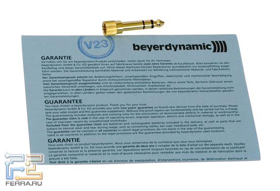 Beyerdynamic DT 440 Edition 2007: ������������