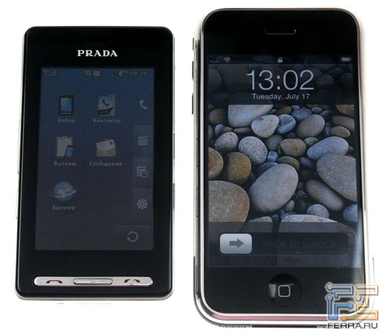 iPhone � LG Prada