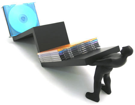 Zig Zag CD Holder