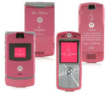 Motorola Pink RAZR & SLVR