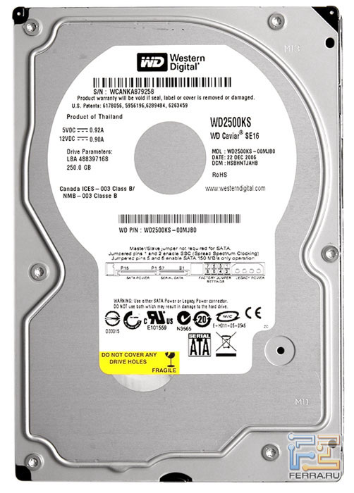 Western Digital WD2500KS 2