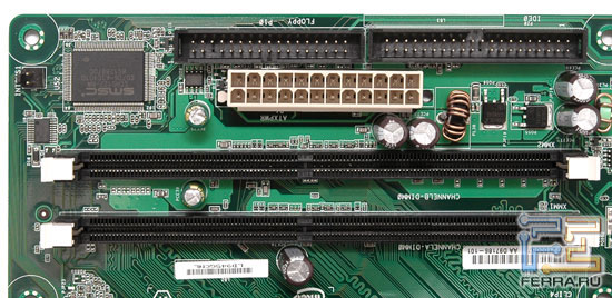 ������ ATX 24-pin, ������� FDD, IDE, DIMM