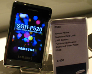 Samsung-Armani Cellphone