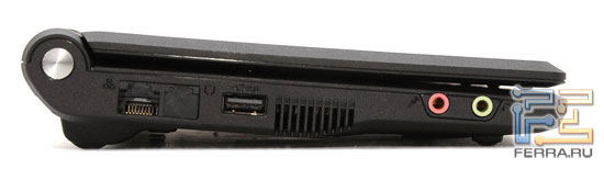 ASUS EEE PC 701: левая грань
