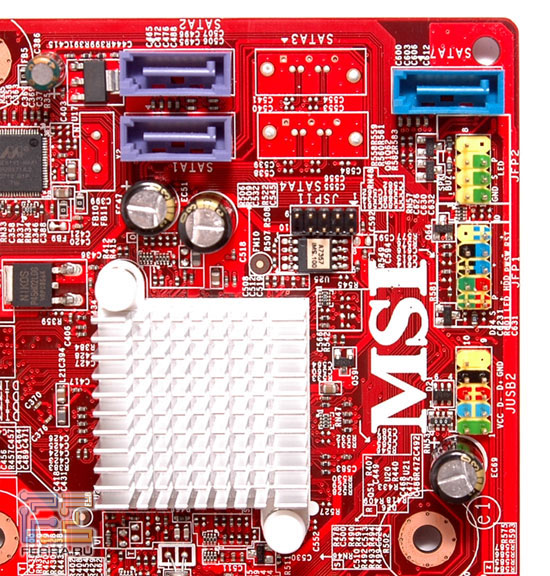 MSI G33M: вид сверху
