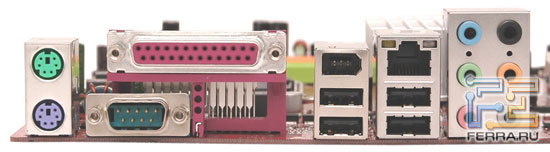 Задняя панель MSI P965 Neo2