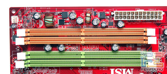 Разъёмы DIMM, ATX 24-pin