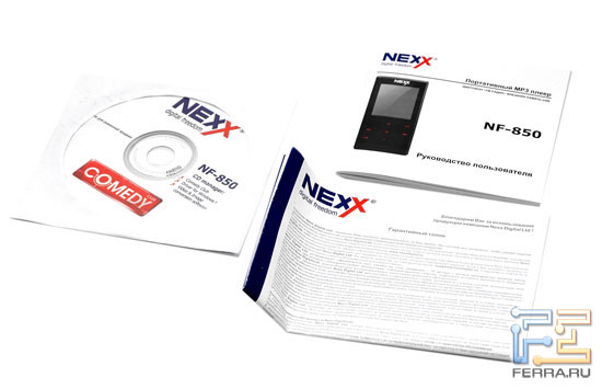 ���������� NEXX NF-850: ������������ �������-����, ����������� �� ������������, ����������� �����