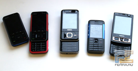 Nokia 5310, 5610, N81, N81 8GB и N95 8GB