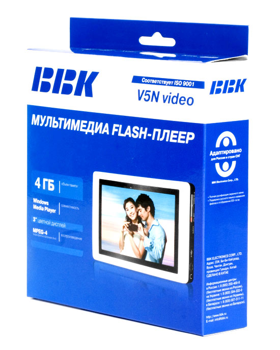 ������������� ����. ���������� BBK V5N Video 1