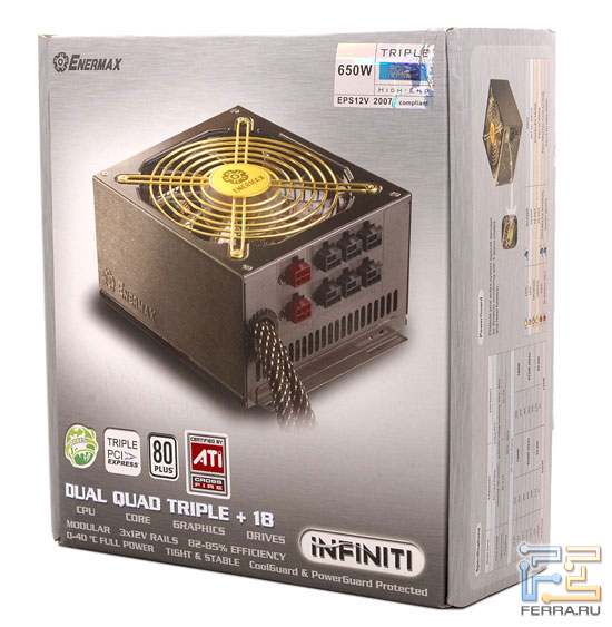����������� ���� ENERMAX INFINITI 650W 1