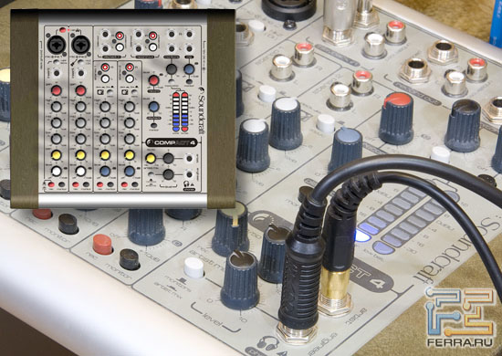 ��������� ����� Soundcraft Compact 4 �� ������� �������� �������
