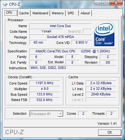 Toshiba Portege R500: ���������
