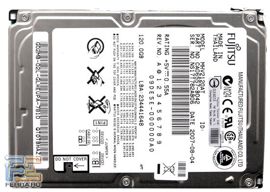 Fujitsu MHV2120AT 4