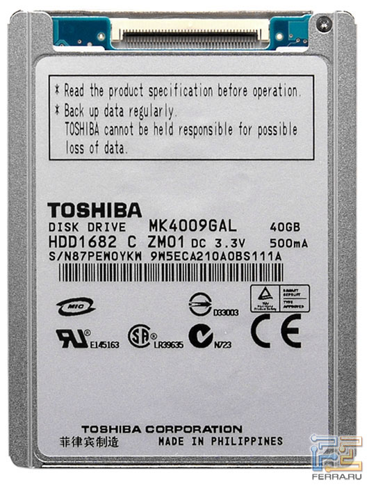 Toshiba MK4009GAL 1