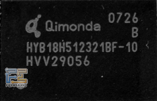 ������ Qimonda HYB18H512321BF-10