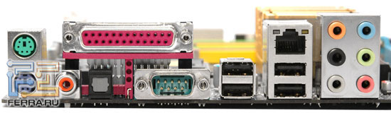 Задняя панель Gigabyte GA-P35C-DS3R