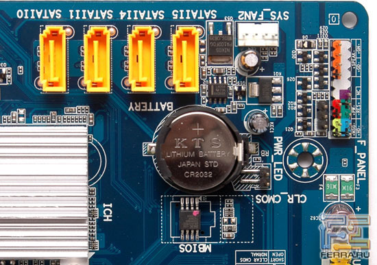 ������� SATA, FrontPanel, ������� Clear CMOS