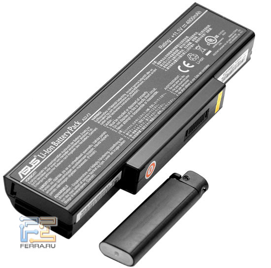 ASUS F3Sr: аккумулятор