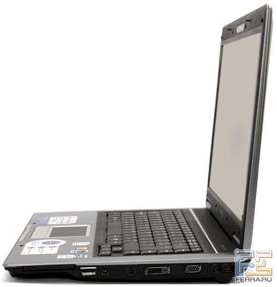 ASUS F3Sr: внешний вид в открытом состоянии 2