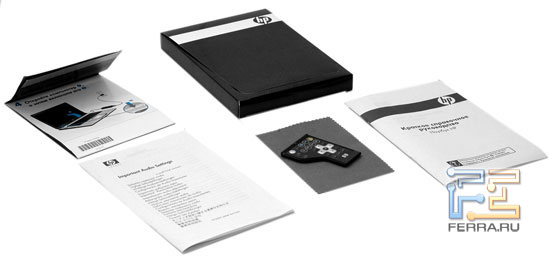 HP Pavilion dv6500: комплект поставки<