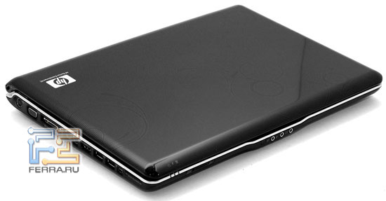 HP Pavilion dv6500: внешний вид в закрытом состоянии