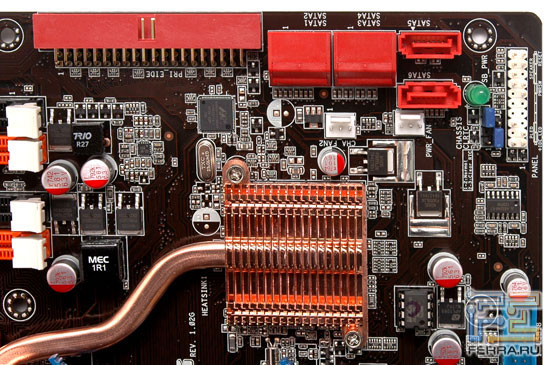 ASUS P5E3: ������� IDE, SATA, FrontPanel, ������������-�������� �� ICH9R