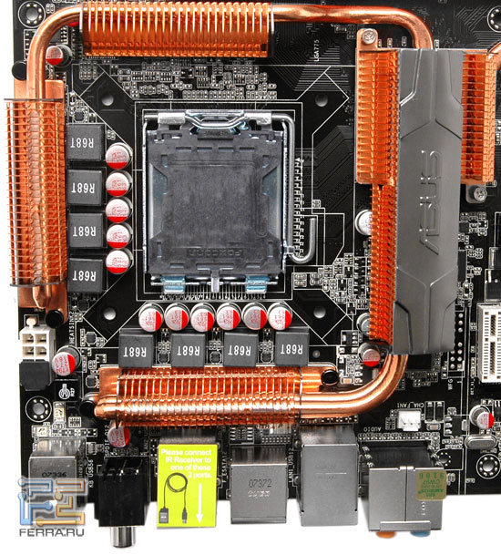 ������� ������� � ������� ���������� ASUS P5E3 Deluxe