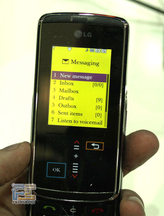 LG KF600 �� �������� Mobile World Congress 2008 5