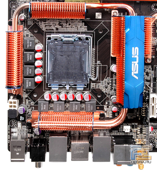 ������� ������� � ������� ���������� ASUS P5E3 Premium/WiFi-AP @n