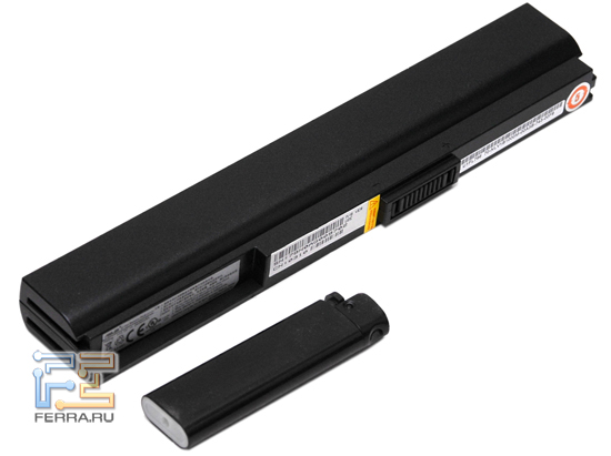 ASUS U2E. Аккумулятор на 3 ячейки