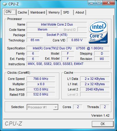 ASUS U2E: ���������