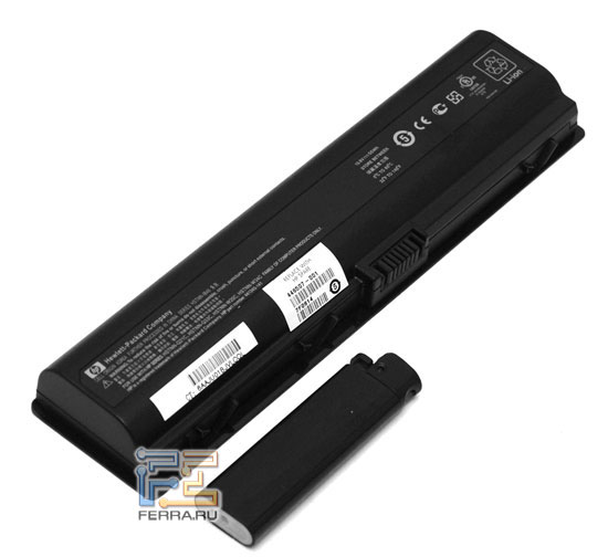 HP Pavilion dv6760er: аккумулятор