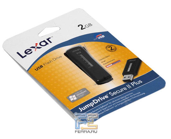 ������� Lexar JumpDrive Secure II Plus