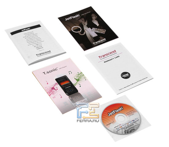 Комплект поставки Transcend JetFlash 2A 1