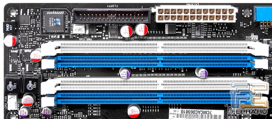 ������� DIMM, FDD � ATX 24-pin